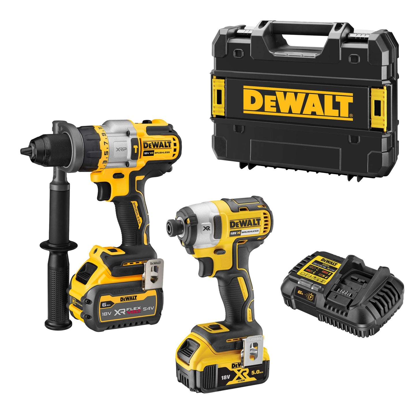 DEWALT 18V XR 2 PIECE COMBO KIT 5.0/6.0