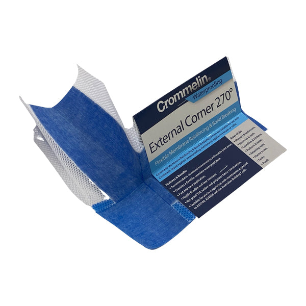 CROMMELIN FLEXIBLE MEMBRANE REINFORCING EXTERNAL CORNER 270˚