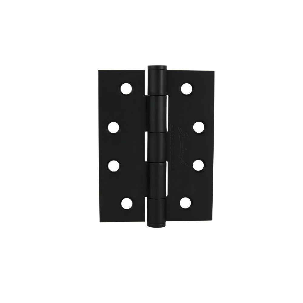 GAINSBOROUGH HINGE FIXED PIN 100X75MM MATT BLACK