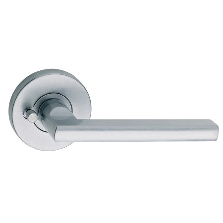GAINSBOROUGH CHOICE LIANNA SATIN CHROME PRIVACY LEVER SET