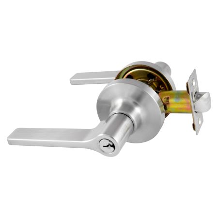 GAINSBOROUGH TRADEPRO ADEL ENTRANCE LEVER SET SATIN CHROME