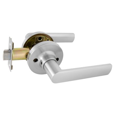 GAINSBOROUGH TRADEPRO BELA SATIN CHROME PASSAGE LEVER SET
