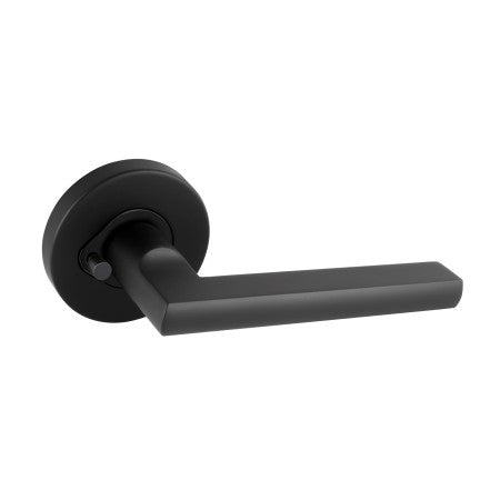 GAINSBOROUGH CHOICE LIANNA MATT BLACK PRIVACY LEVER SET