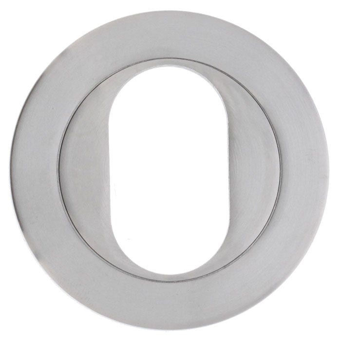 SCHLAGE 7008 CYLINDER ESCUTCHEON ROUND SATIN STAINLESS STEEL