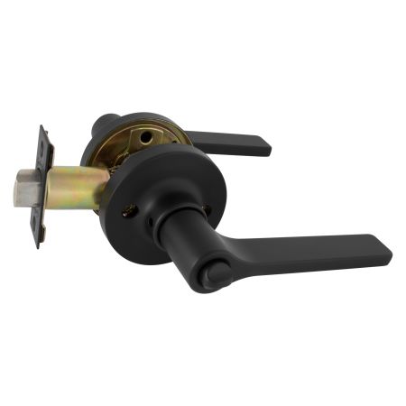 GAINSBOROUGH TRADEPRO ADEL MATT BLACK PRIVACY LEVER SET