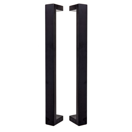 GAINSBOROUGH OBLONG PULL HANDLE DUAL PACK SET 450MM MATT BLACK