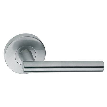 GAINSBOROUGH CHOICE AMELIA SATIN CHROME PASSAGE LEVER SET