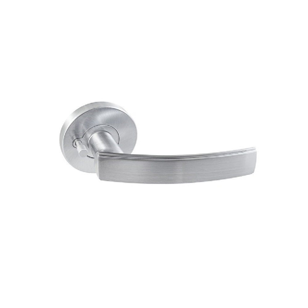 GAINSBOROUGH CHOICE BAILEY SATIN CHROME PRIVACY LEVER SET