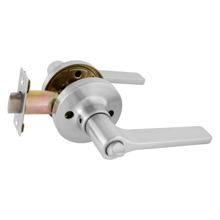 GAINSBOROUGH TRADEPRO ADEL SATIN CHROME PRIVACY LEVER SET