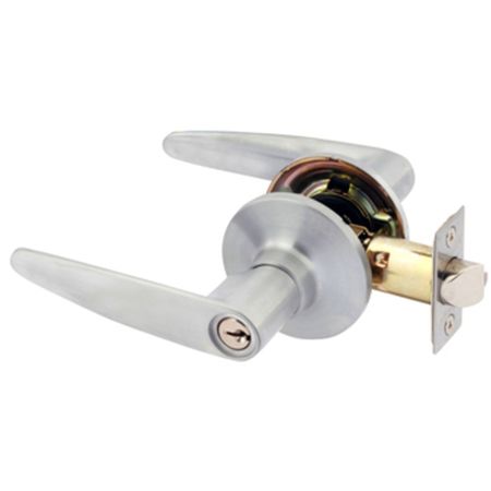 GAINSBOROUGH CHOICE AMBASSADOR ENTRANCE KEY-IN-LEVER SET SATIN CHROME