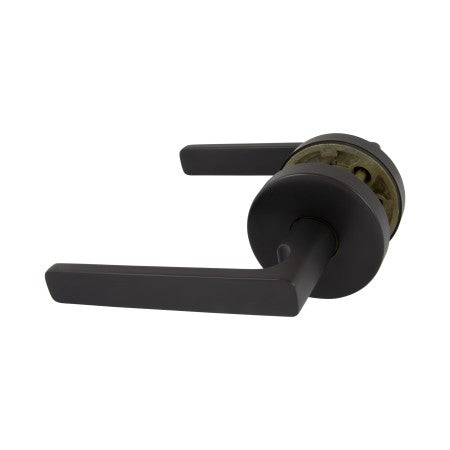 GAINSBOROUGH AVANT WITH QUICKFIX RIVERA PASSAGE LEVER SET WITH LATCH MATT BLACK