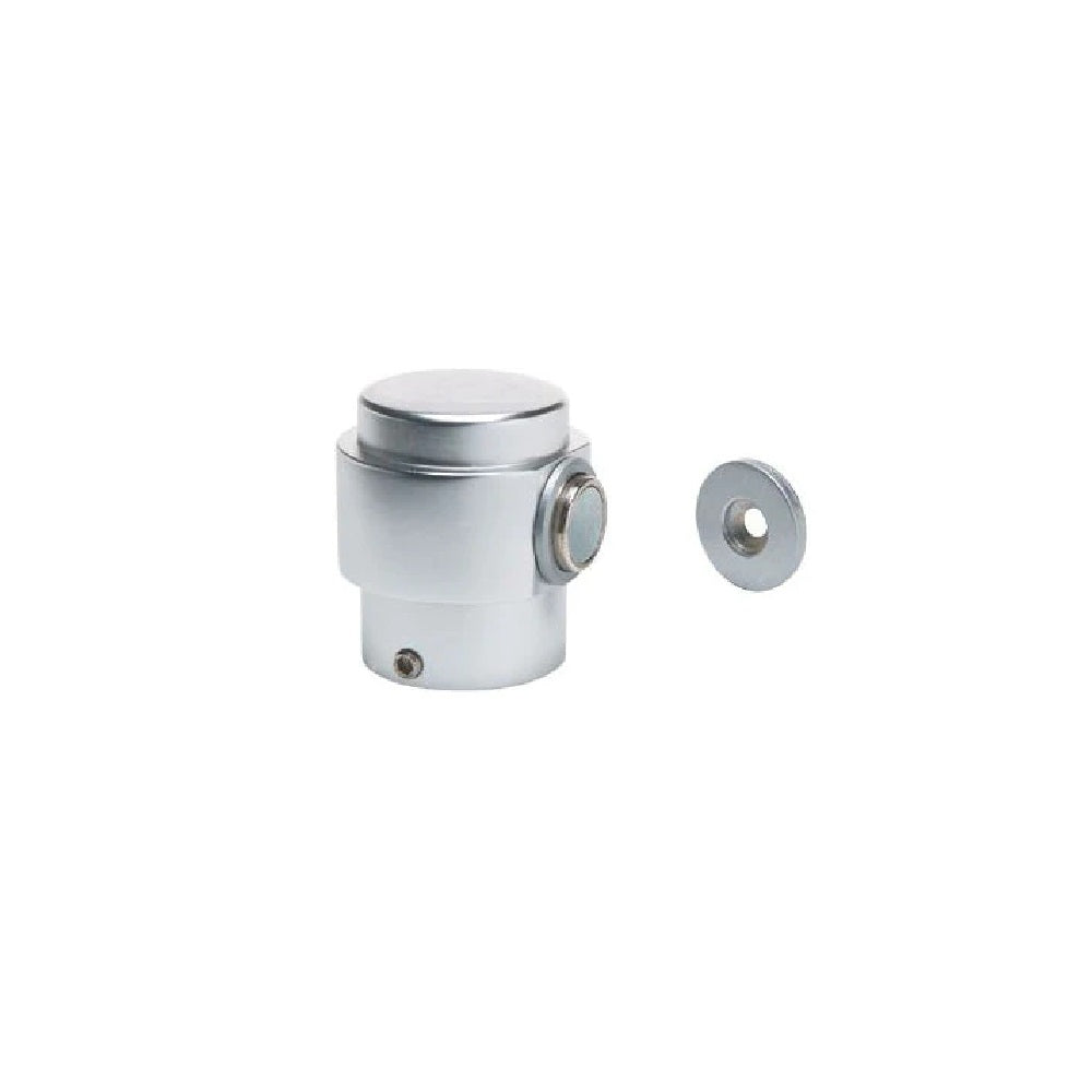 GAINSBOROUGH ROUND MAGNETIC FLOOR STOP 30MM NATURAL ANODISED