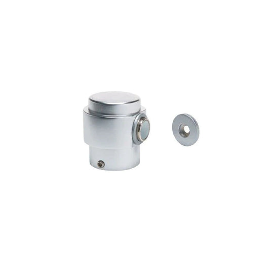 GAINSBOROUGH ROUND MAGNETIC FLOOR STOP 30MM NATURAL ANODISED