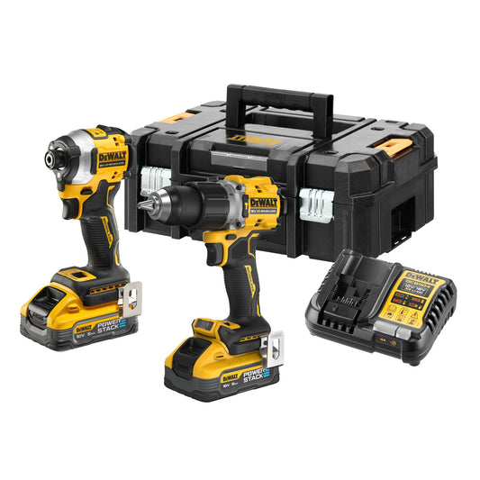 DEWALT 18V XR POWERSTACK TWIN KIT 5AH BATTERY