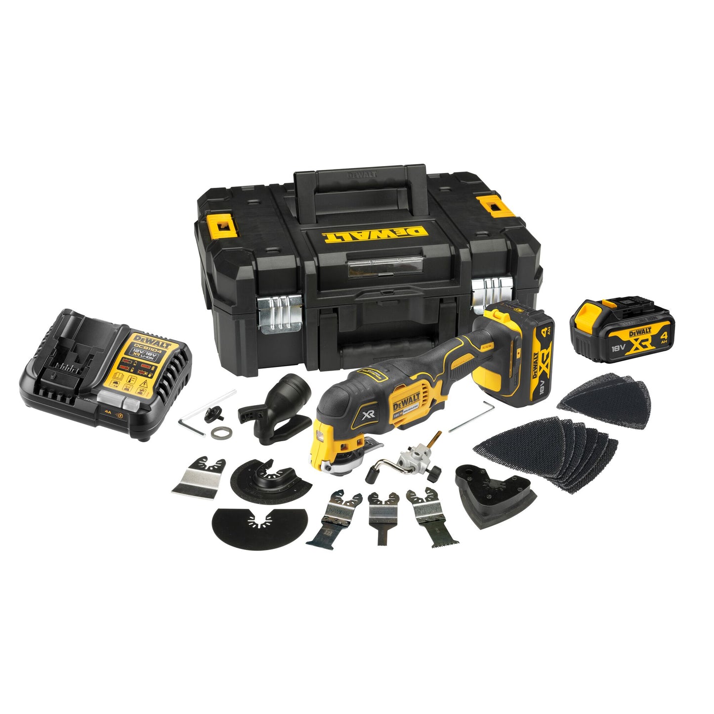 DEWALT 18V XR CORDLESS OSCILATING TOOL 4AH