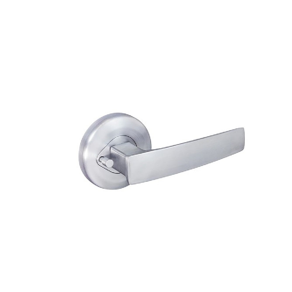 GAINSBOROUGH NEUE AURORA BRUSHED SATIN CHROME PRIVACY LEVER SET