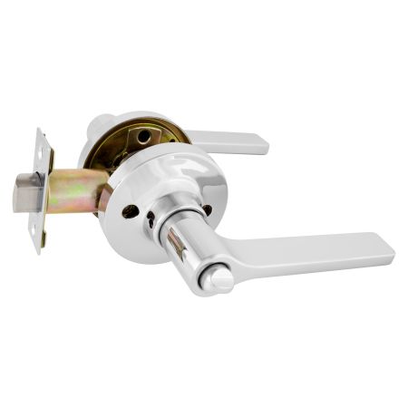 GAINSBOROUGH TRADEPRO ADEL BRIGHT CHROME PRIVACY LEVER SET